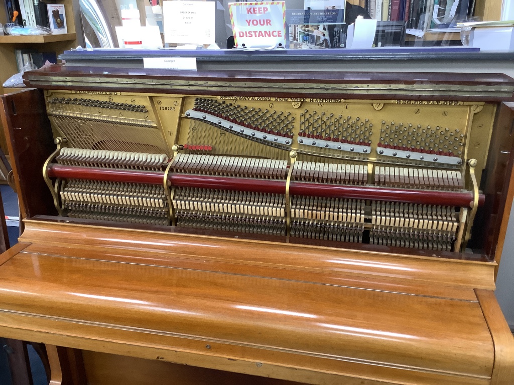 A Steinway & Sons Vertegrand upright piano, No. 126782 (1908)